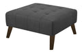 Square Ottoman - Gray