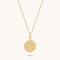 Stars Coin Necklace in Gold Vermeil on 925 Sterling Silver