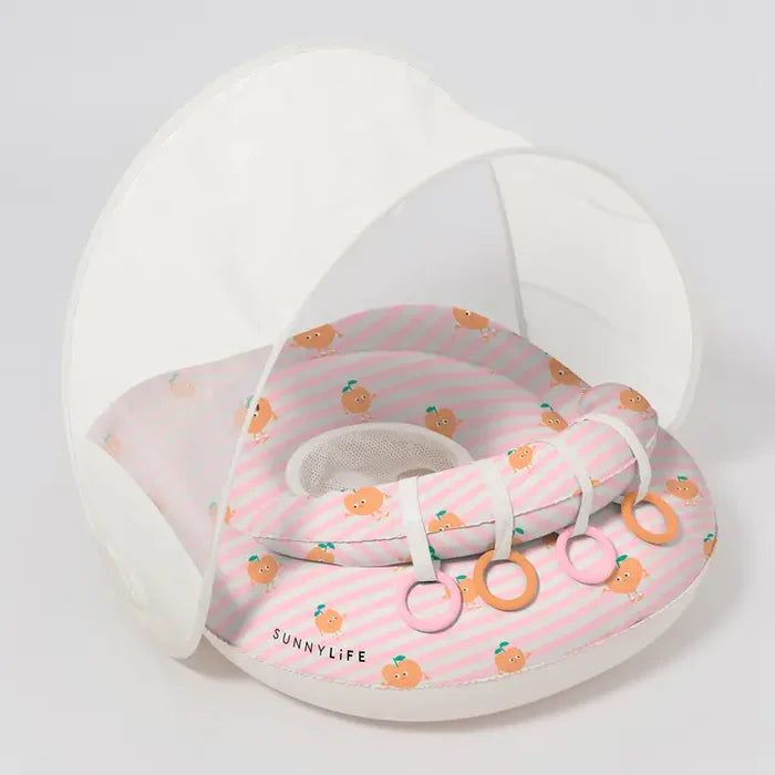 SUNNYLIFE PINK STRIPE BABY FLOAT S61IBFPC