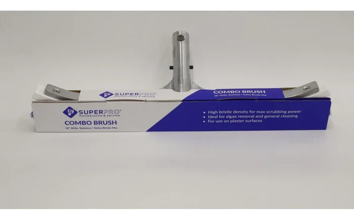 SUPERPRO COMBO BRUSH 18" STAINLESS/NYLON