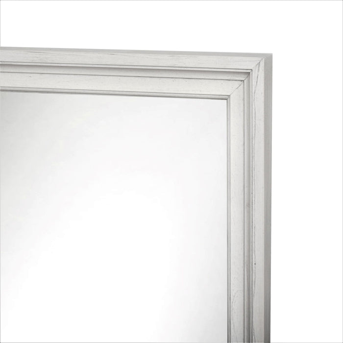 Surfside - Rectangular Dresser Mirror - Weathered White