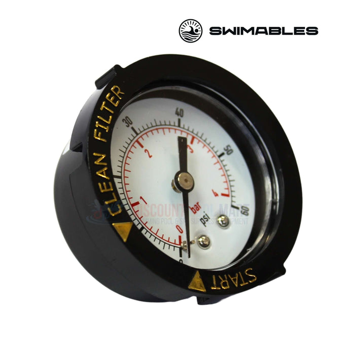 SWIMABLES BACK MOUNT PRESSURE GAUGE REPLACES 190059 (DD15) SW25059