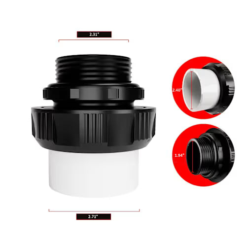 SWIMABLES MASTERTEMP HIGH TEMP UNION 2" (CC6)