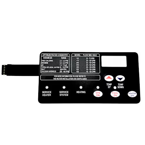 SWIMABLES MASTERTEMP MAX ETHERM STYLE MEMBRANE PAD (DD9) REPLACES: 47610Z, 42002 0029Z