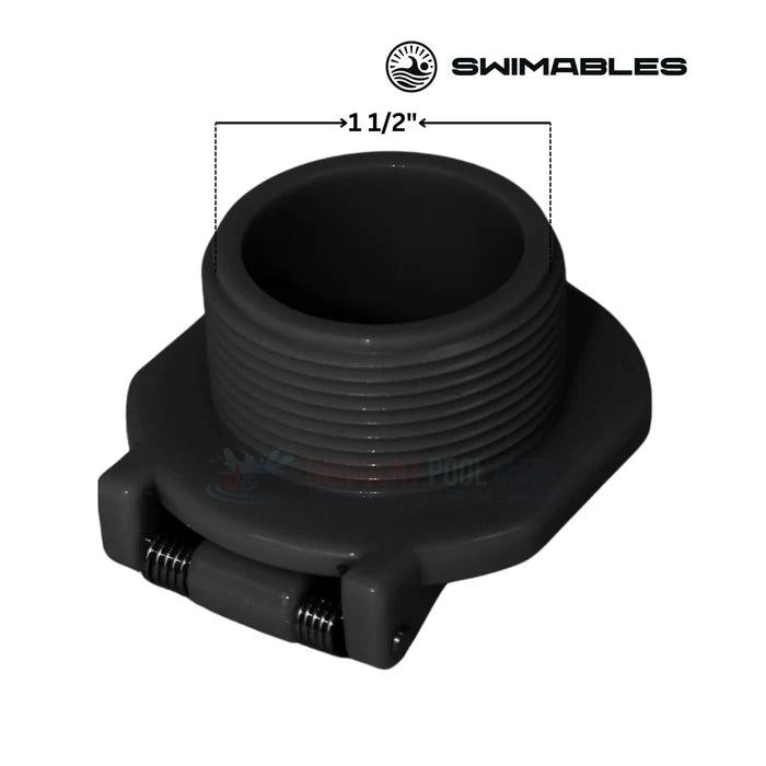 SWIMABLES VAC LOCK 1.5" MPT BLACK (CC10)