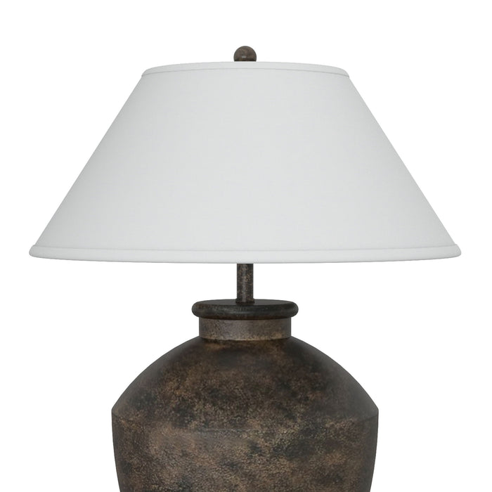 Terracotta - Resin Table Lamp - Black / Bronze by Lux Lighting, view 4