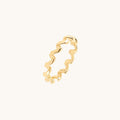 14K Yellow Gold Twirl Ring