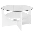 U - Shaped Contemporary Coffee Table