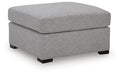 UrbanCrest - Oversized Accent Ottoman - Pewter