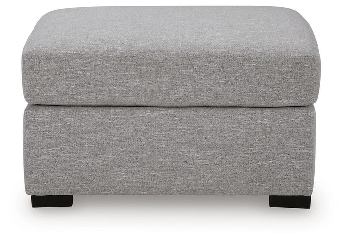 UrbanCrest - Oversized Accent Ottoman - Pewter