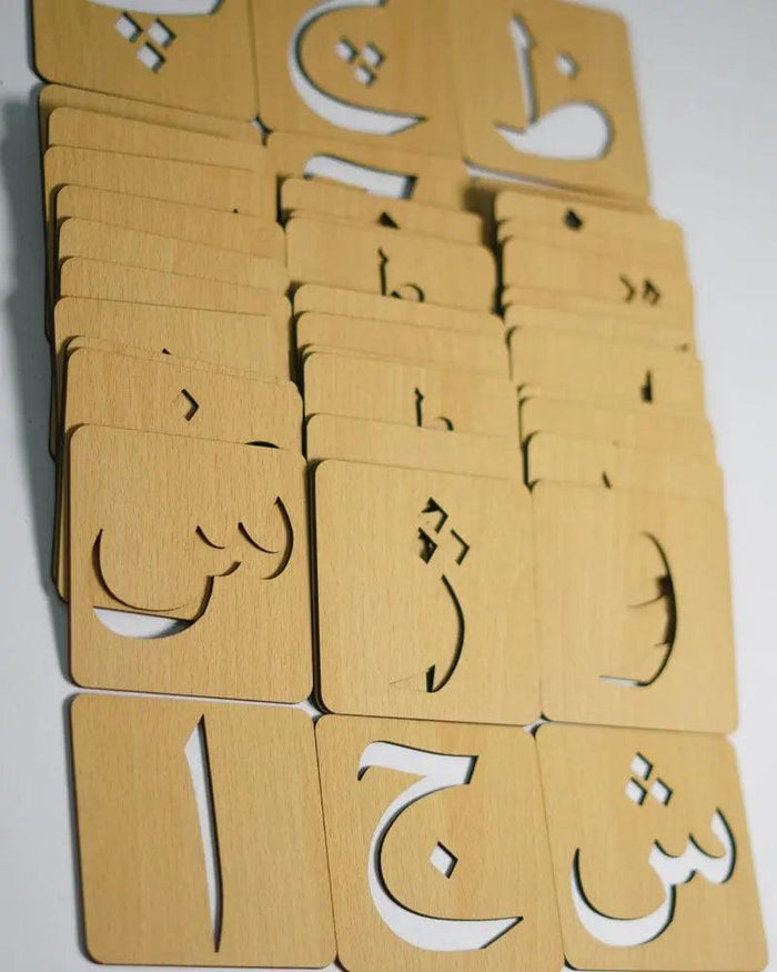 Urdu Drawing Stencils Alif - Bay - Tay Artistry Set – 38 - Piece Collection - FB GAMEZ