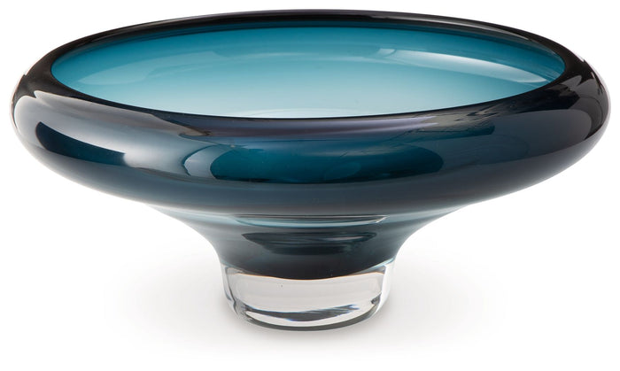 Vallborough - Indoor/Outdoor Bowl - Teal Blue