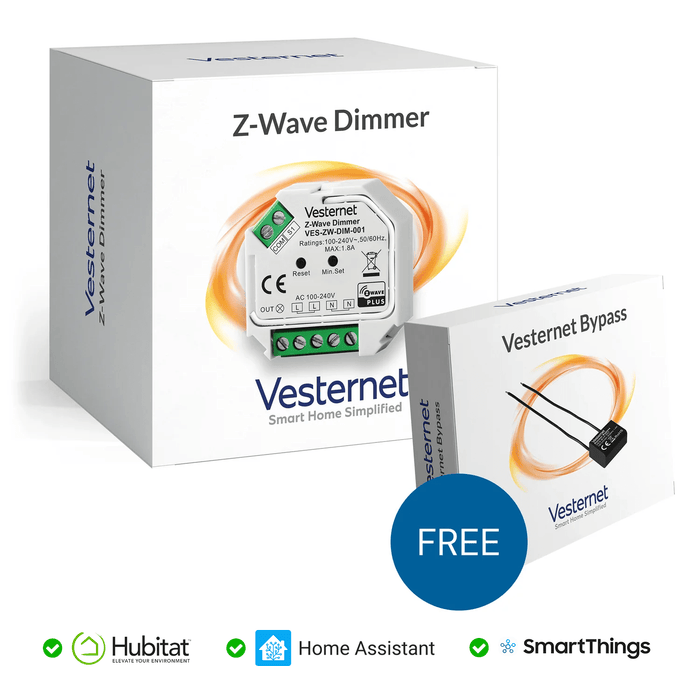 Vesternet Z - Wave Dimmer - VES - ZW - DIM - 001 - Vesternet