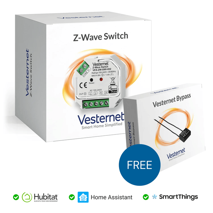 Vesternet Z - Wave Switch - VES - ZW - SWI - 002 - Vesternet