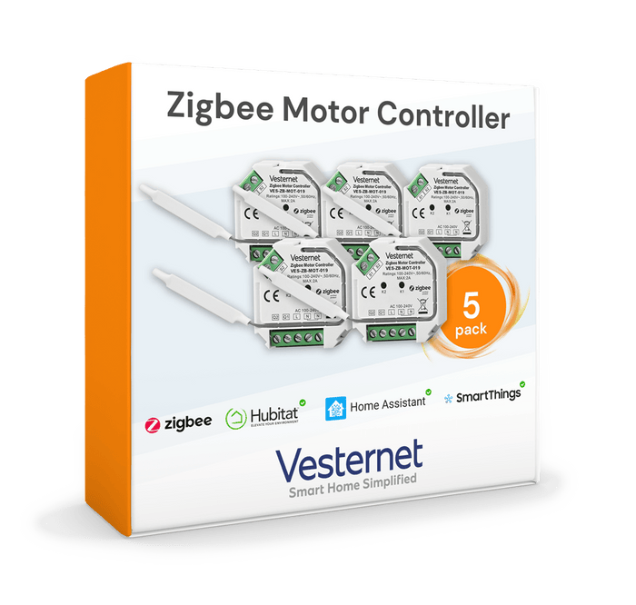 Vesternet Zigbee Motor Controller - VES - ZB - MOT - 019 - 5PACK - Vesternet