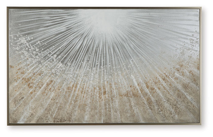 Waldard - Wall Art - Gray / Taupe / White