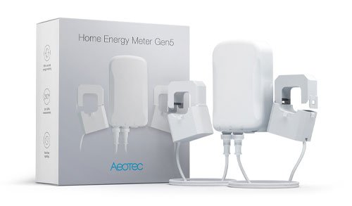 Z-Wave Aeotec Home Energy Meter - Three clamp (200A) - AEOEZW095C3A200 - Vesternet