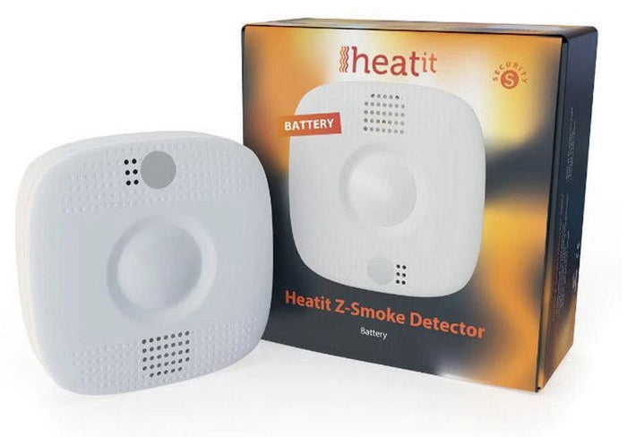 Z - Wave Heatit Z - Smoke Detector - Battery - 4512688 - Vesternet