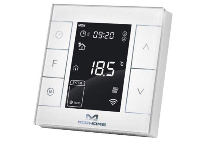 Z - Wave Plus MCO Home Electrical Heating Thermostat with Humidity Sensor - V2 - MCOEMH7H - EH2 - Vesternet