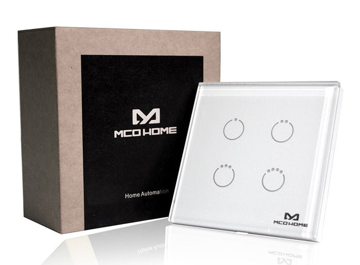Z - Wave Plus MCO Touch Panel Switch GEN5 - Four Load - UK - 700 series - MCOETPS314_700 - Vesternet