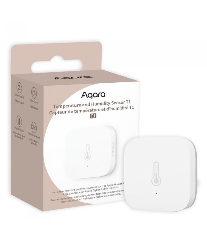 Aqara Temperature and Humidity Sensor T1 - TH - S02D - Vesternet