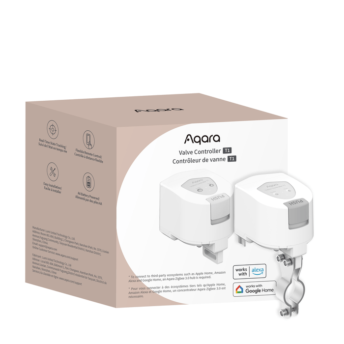 Zigbee Aqara Valve Controller T1 - AQAZVC - X01D - Vesternet