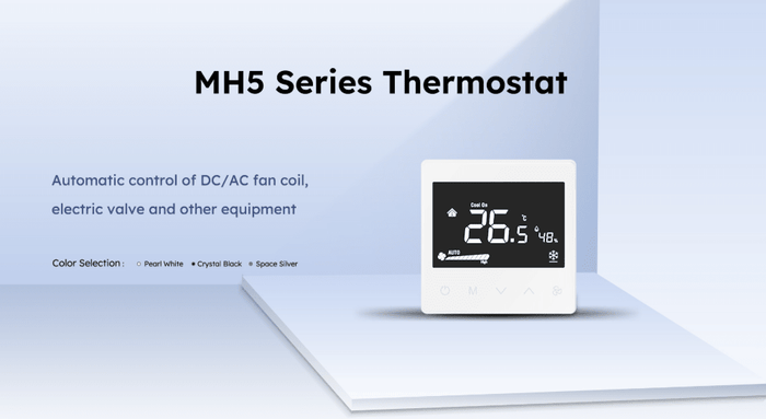 Zigbee MCO Home Fan Coil 2 Pipe Thermostat - MCOZF7M2AZB_B - Vesternet