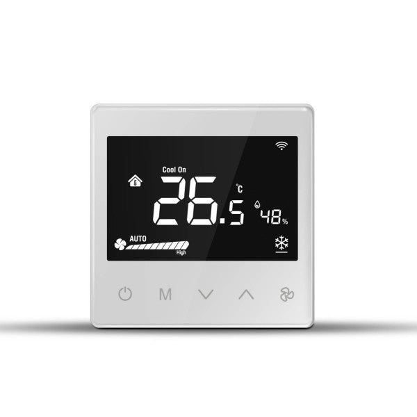 Zigbee MCO Home Fan Coil 4 Pipe Thermostat - MCOZF7M4AZB_W - Vesternet