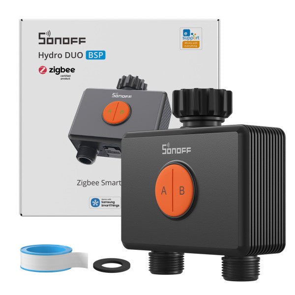 Zigbee Sonoff Hydro DUO Dual-Channel Smart Valve with Flow Meter - SONZSWVZF2E - Vesternet