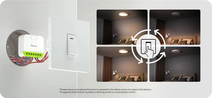 Zigbee Sonoff Mini Duo 2-Gang Smart Switch - SONZMINIZB2GS - Vesternet