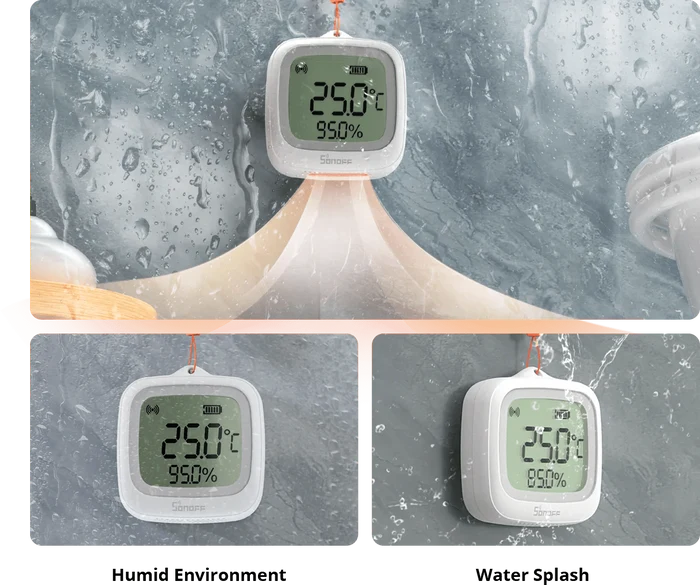 Zigbee Sonoff Outdoor LCD Smart Temperature and Humidity Sensor - SONZSNZB02WD - Vesternet