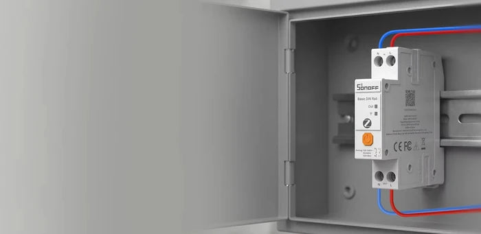 Zigbee Sonoff Single-Channel DIN Rail Switch - SONLZBASIC1GSP - Vesternet