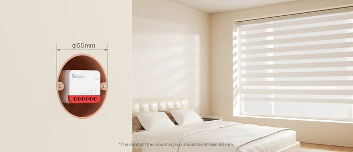 Zigbee Sonoff Smart Roller Shutter Switch - SONZMINIZBRBS - Vesternet