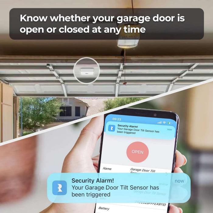 Zigbee ThirdReality Garage Door Tilt Sensor - 3RDZP1GDTSA1-EU - Vesternet