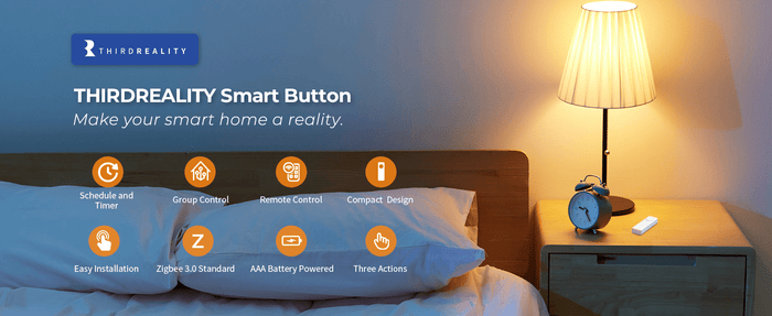 Zigbee ThirdReality Smart Button - 3RDZP1SMBUA1-GEU - Vesternet