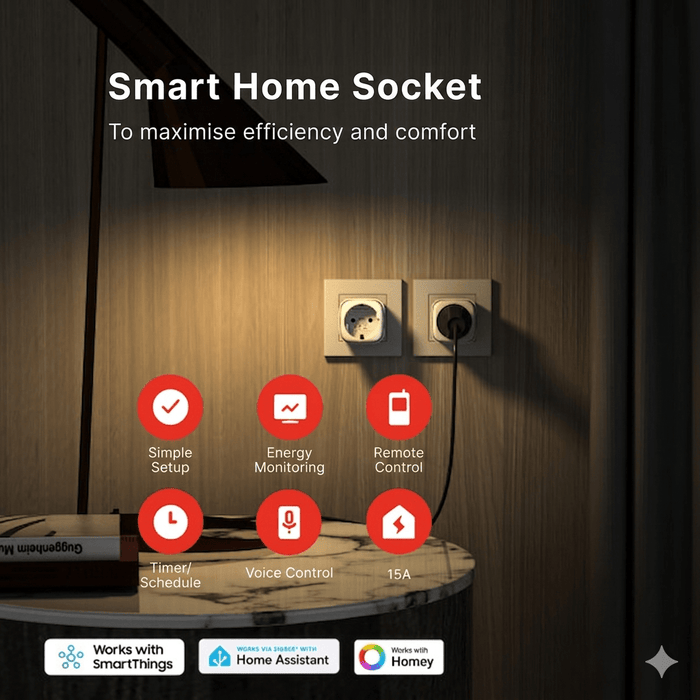 Zigbee ThirdReality Smart Plug E2 - 3RDZP1SPA1-EU - Vesternet