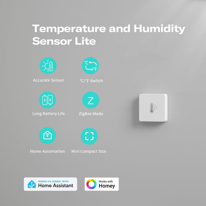 Zigbee ThirdReality Temperature & Humidity Sensor Lite - 3RDZP1THSB1-EU - Vesternet